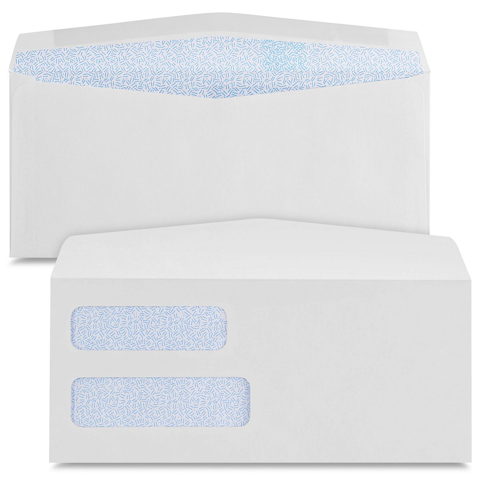 Quality Park Envelopes w/Double Window,